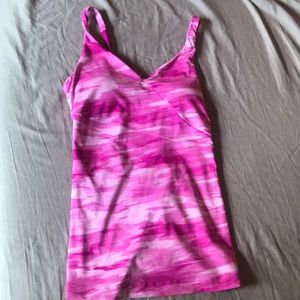 Under Armour workout top with built in sports bra